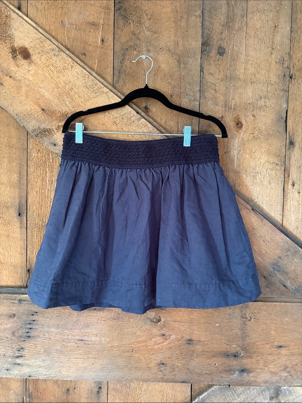 J. Crew Factory Navy Blue Mini Skirt